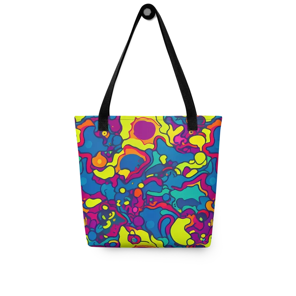 Colorful Chaos on Tote Bag — Front