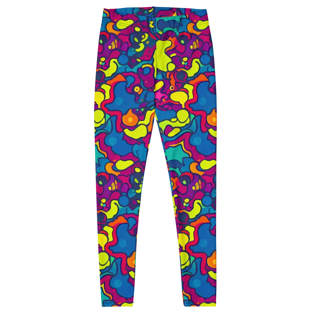 Colorful Chaos on Leggings — Front