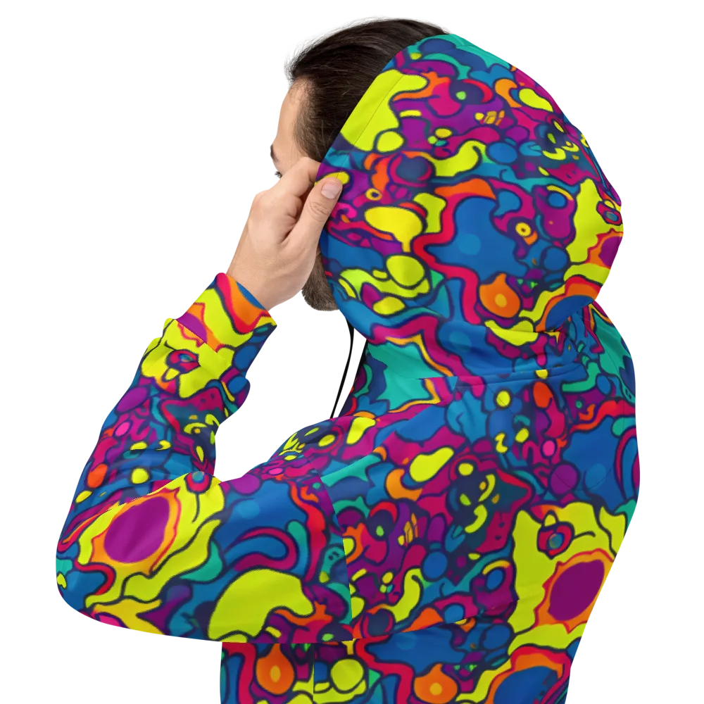 Colorful Chaos on Hoodie — Back