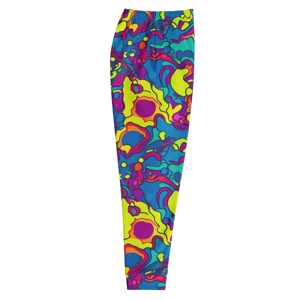 Colorful Chaos on Men's Joggers — Right