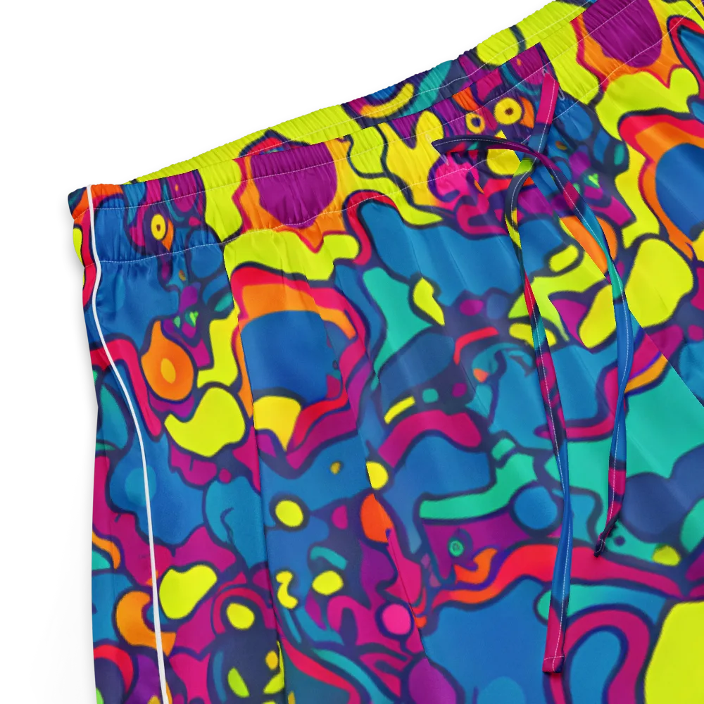 Colorful Chaos on Women's Pajama Shorts — Product details