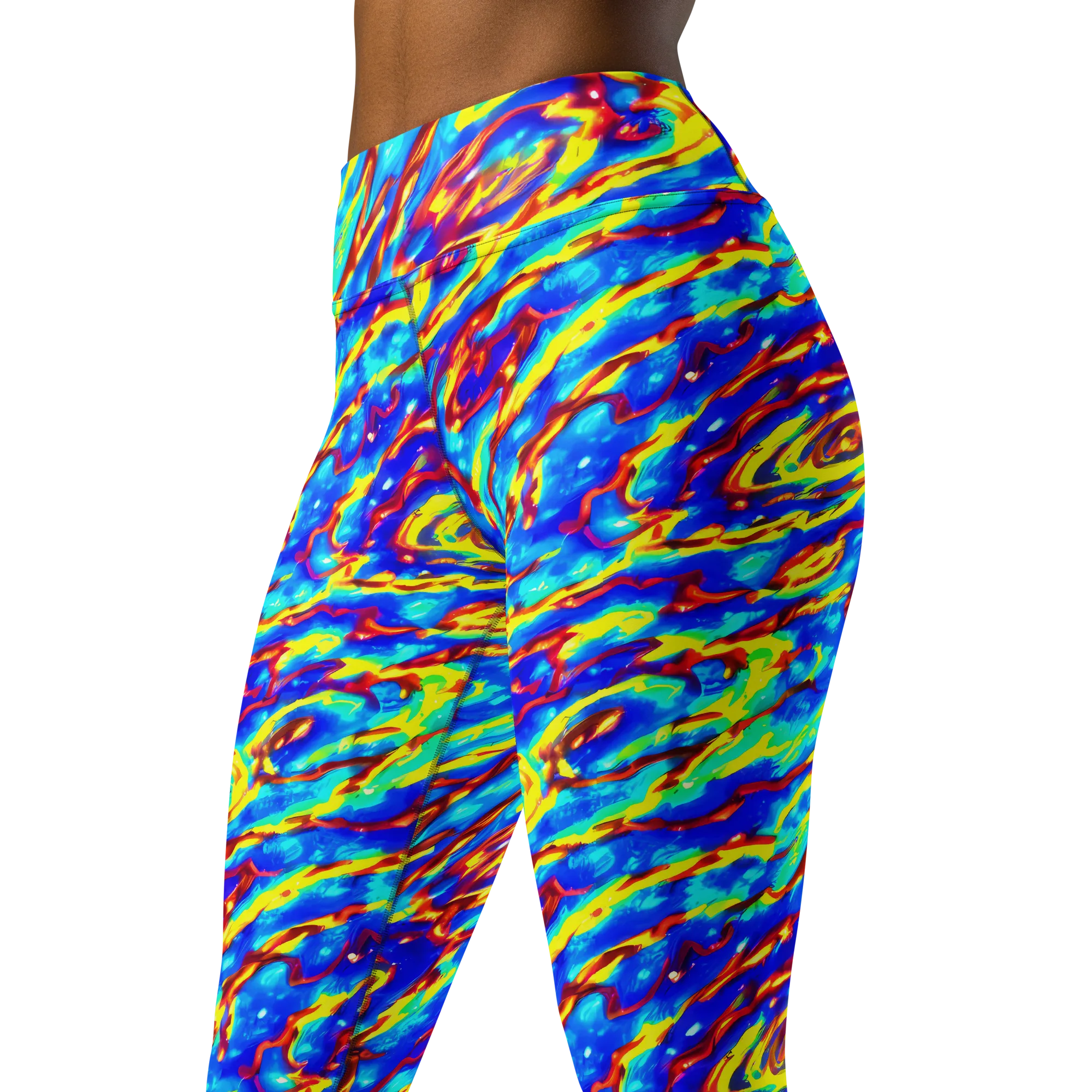 Emberstream on Yoga Leggings — Left Front