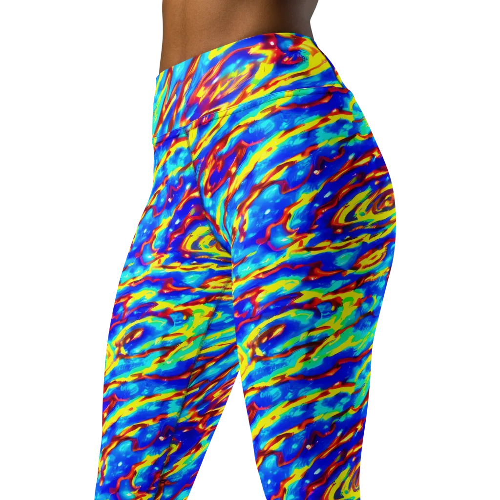 Emberstream on Yoga Leggings — Left Front