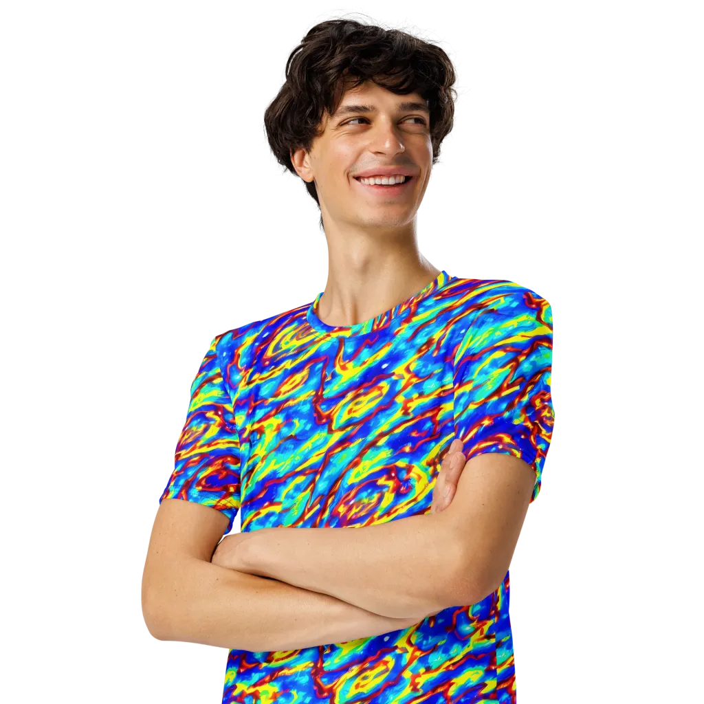Emberstream on Men's Crew Neck T-Shirt — Left Front