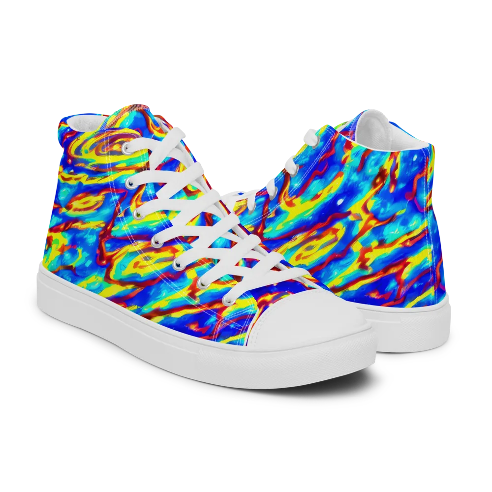 Emberstream on Men's High Top Canvas Shoes — Right