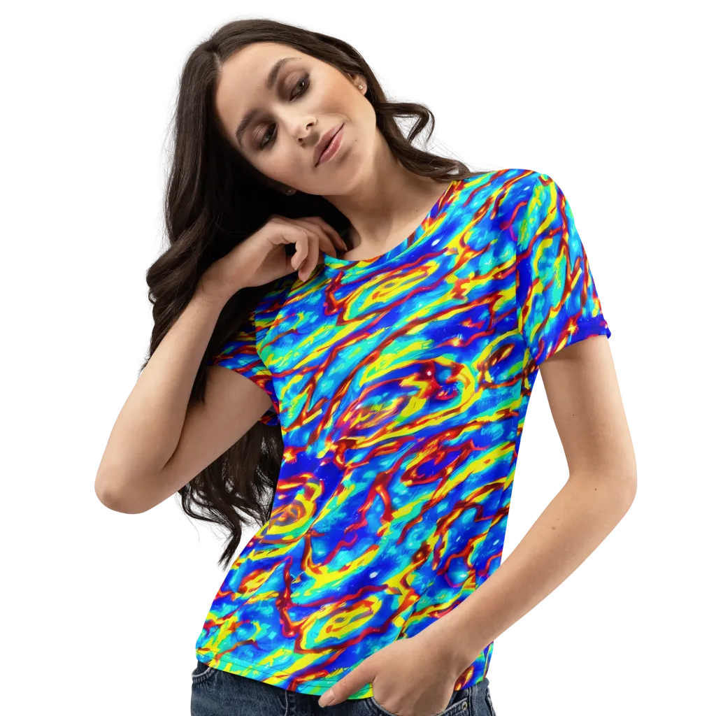 Emberstream on Women's Crew Neck T-Shirt — Left Front