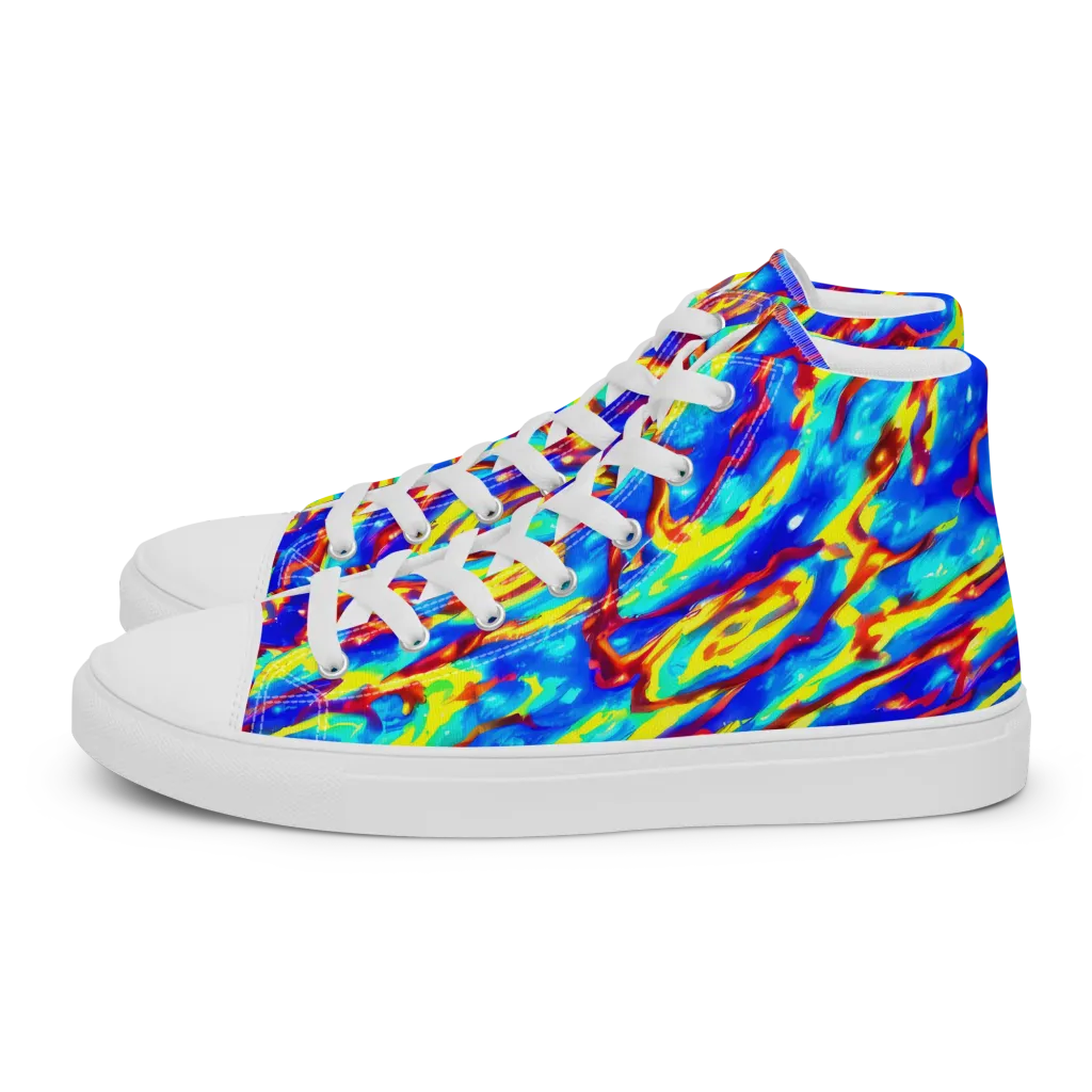 Emberstream on Women's High Top Canvas Shoes — Left