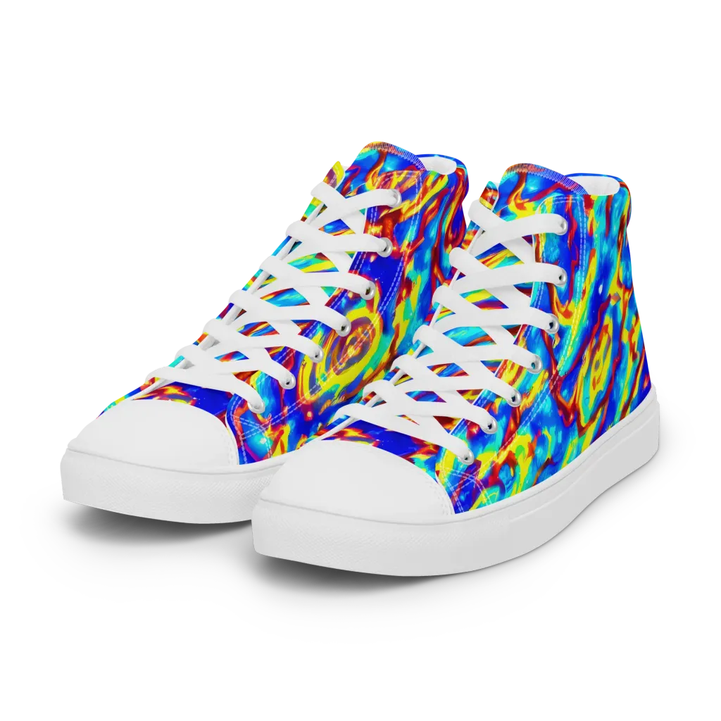 Emberstream on Women's High Top Canvas Shoes — Left Front