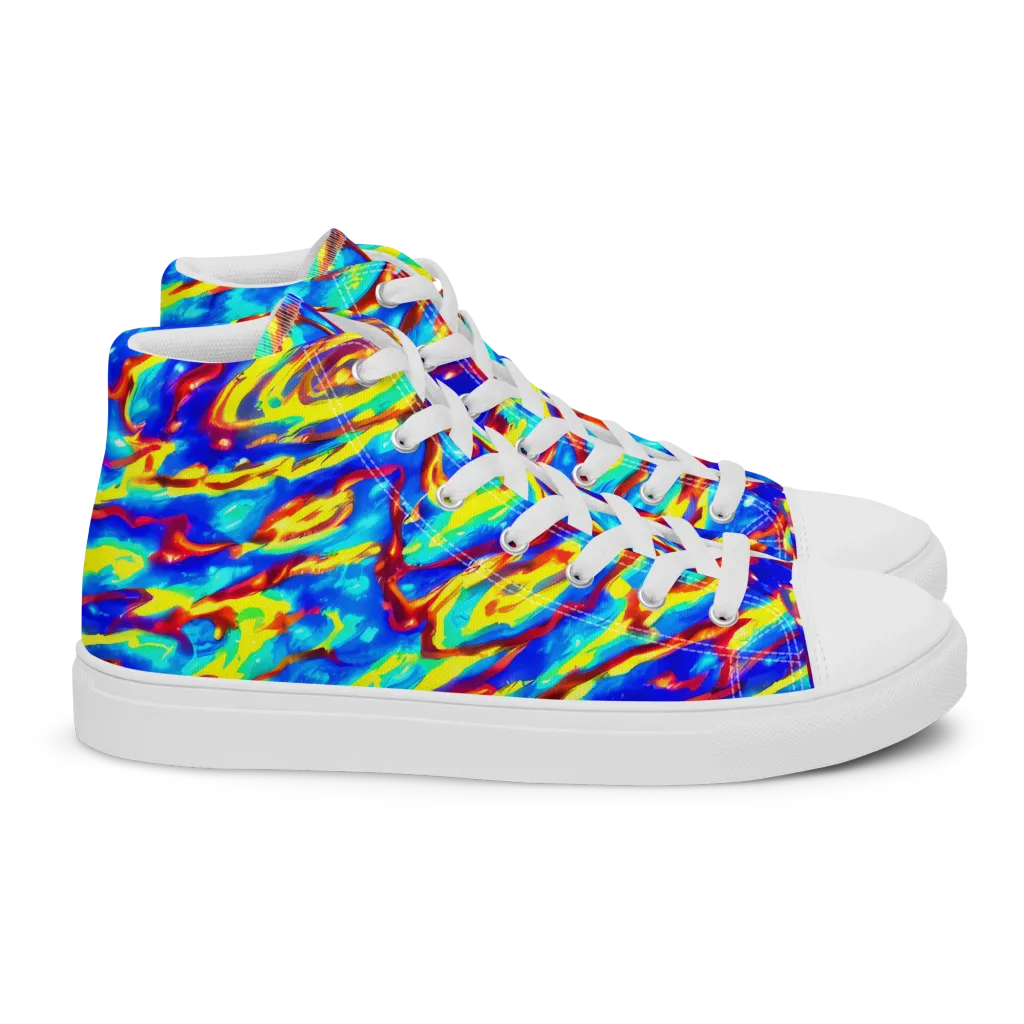 Emberstream on Women's High Top Canvas Shoes — Right