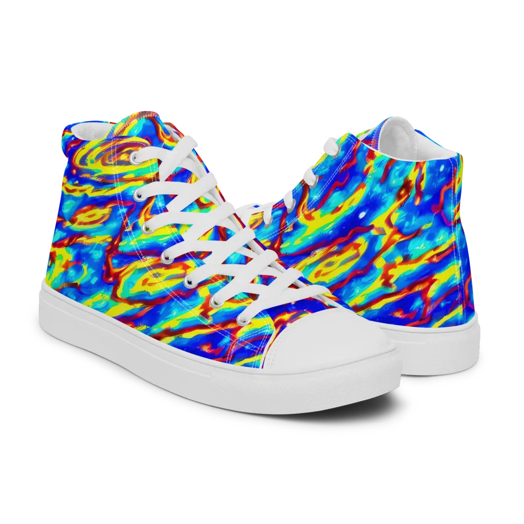 Emberstream on Women's High Top Canvas Shoes — Right