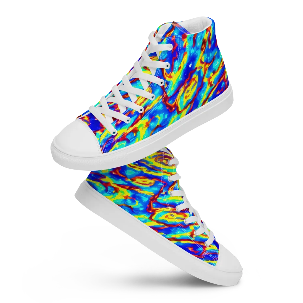 Emberstream on Women's High Top Canvas Shoes — Front