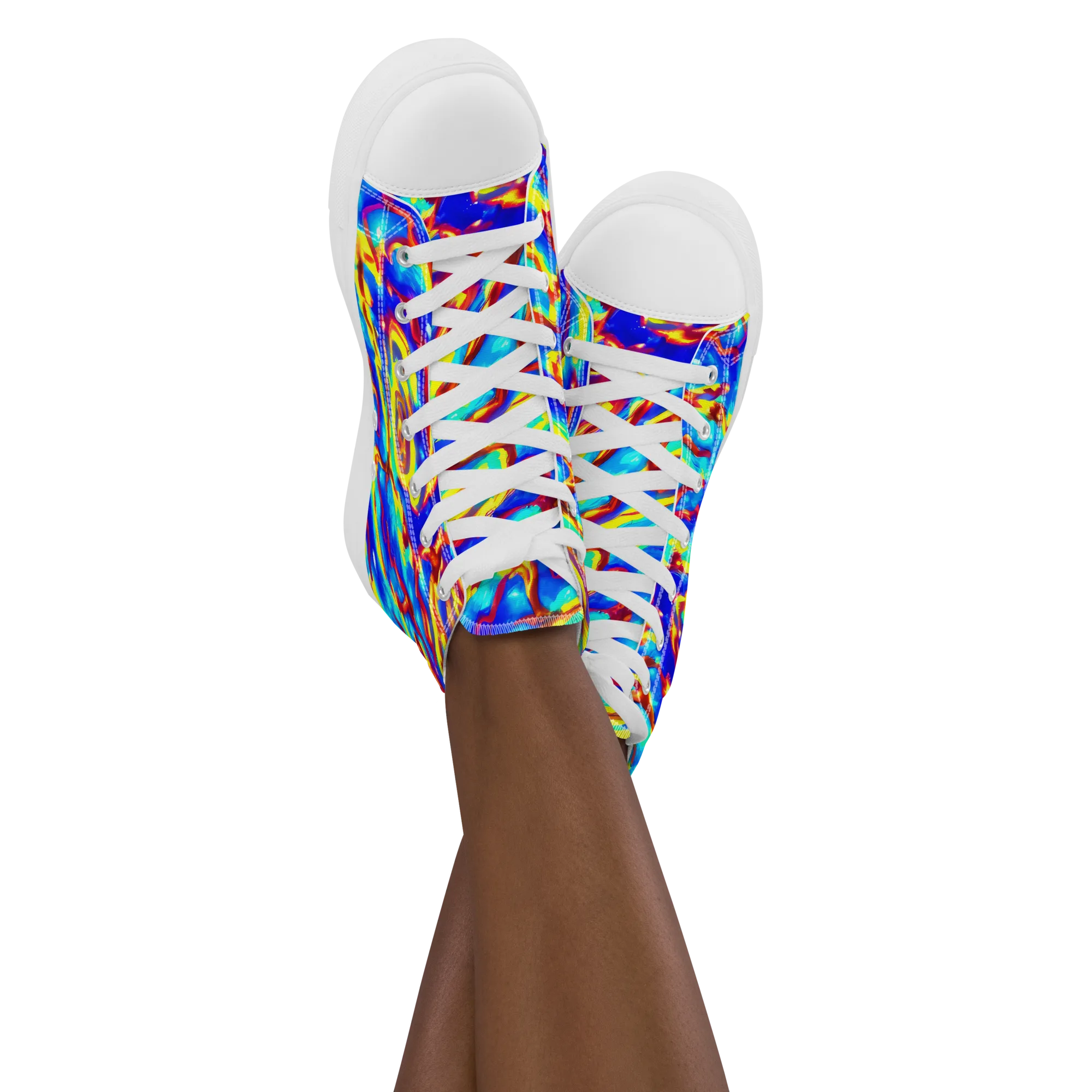 Emberstream on Women's High Top Canvas Shoes — Front