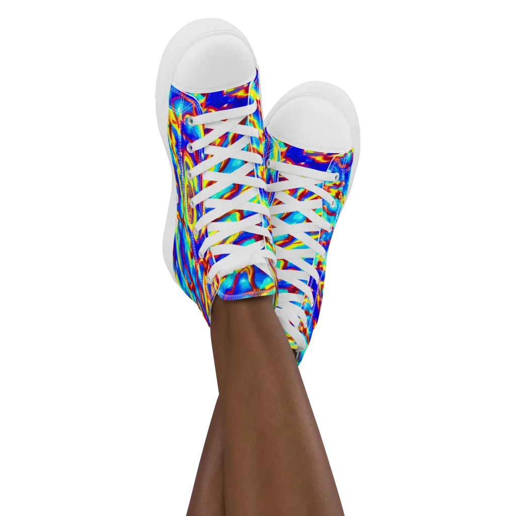 Emberstream on Women's High Top Canvas Shoes — Front