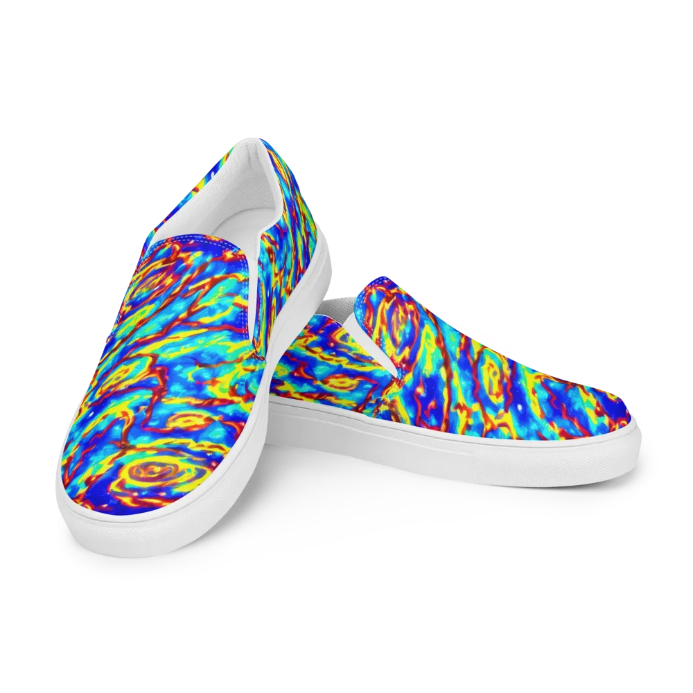 Emberstream on Men's Slip-On Canvas Shoes — Left Front