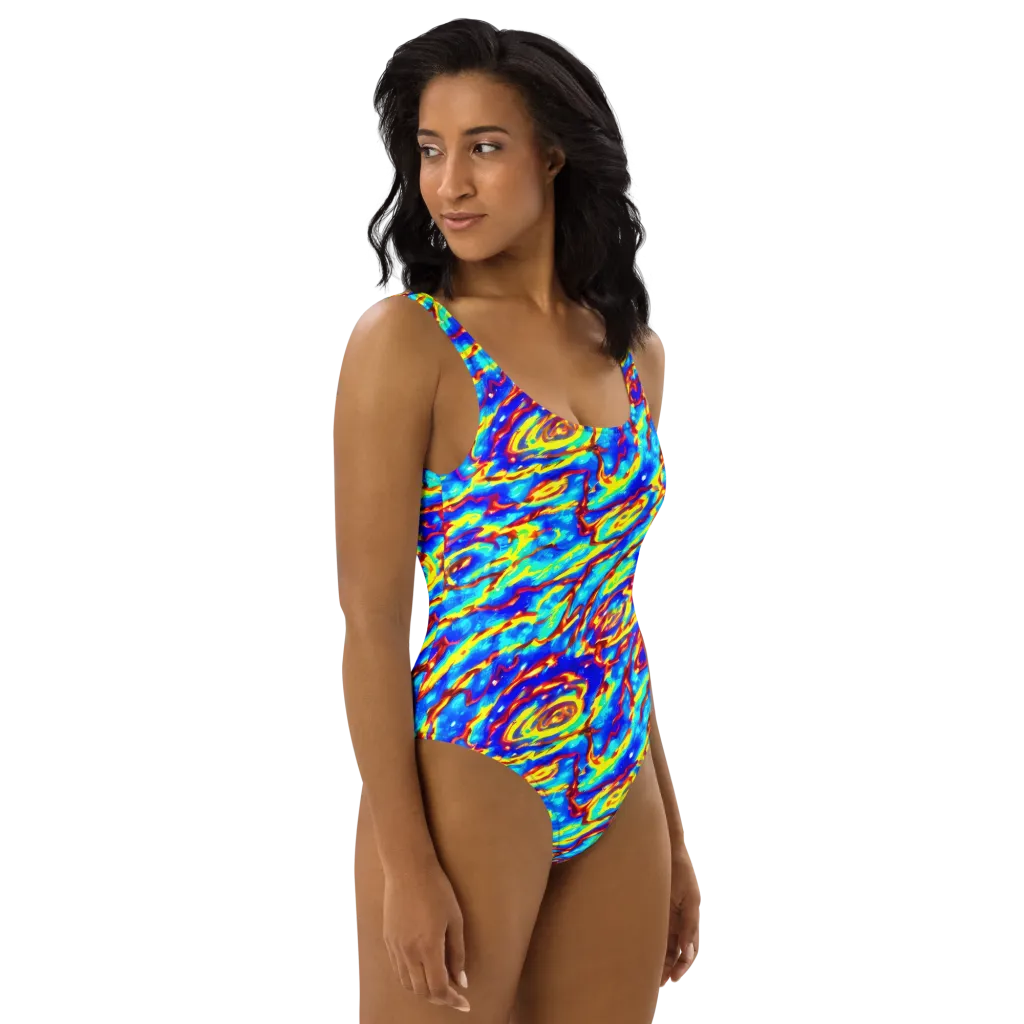 Emberstream on One-Piece Swimsuit — Right