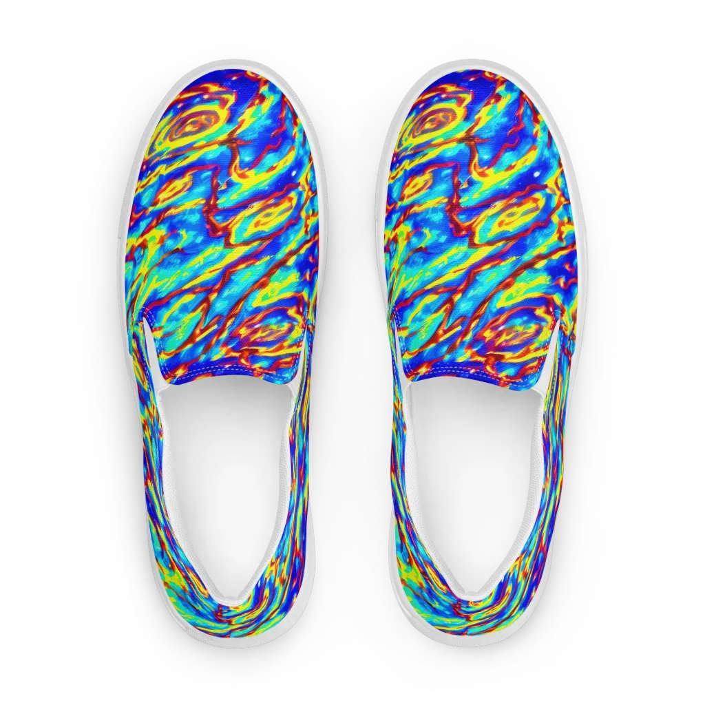 Emberstream on Women's Slip-On Canvas Shoes — Front