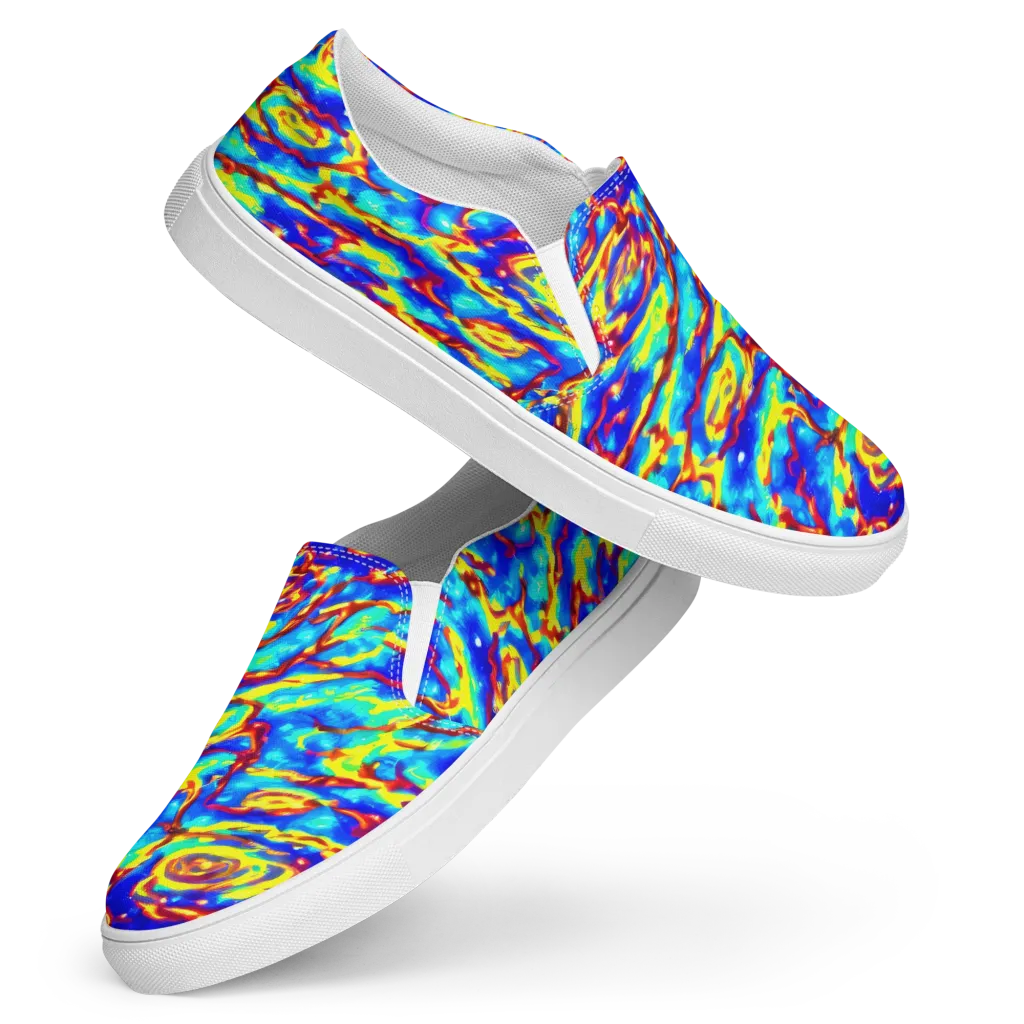 Emberstream on Women's Slip-On Canvas Shoes — Front
