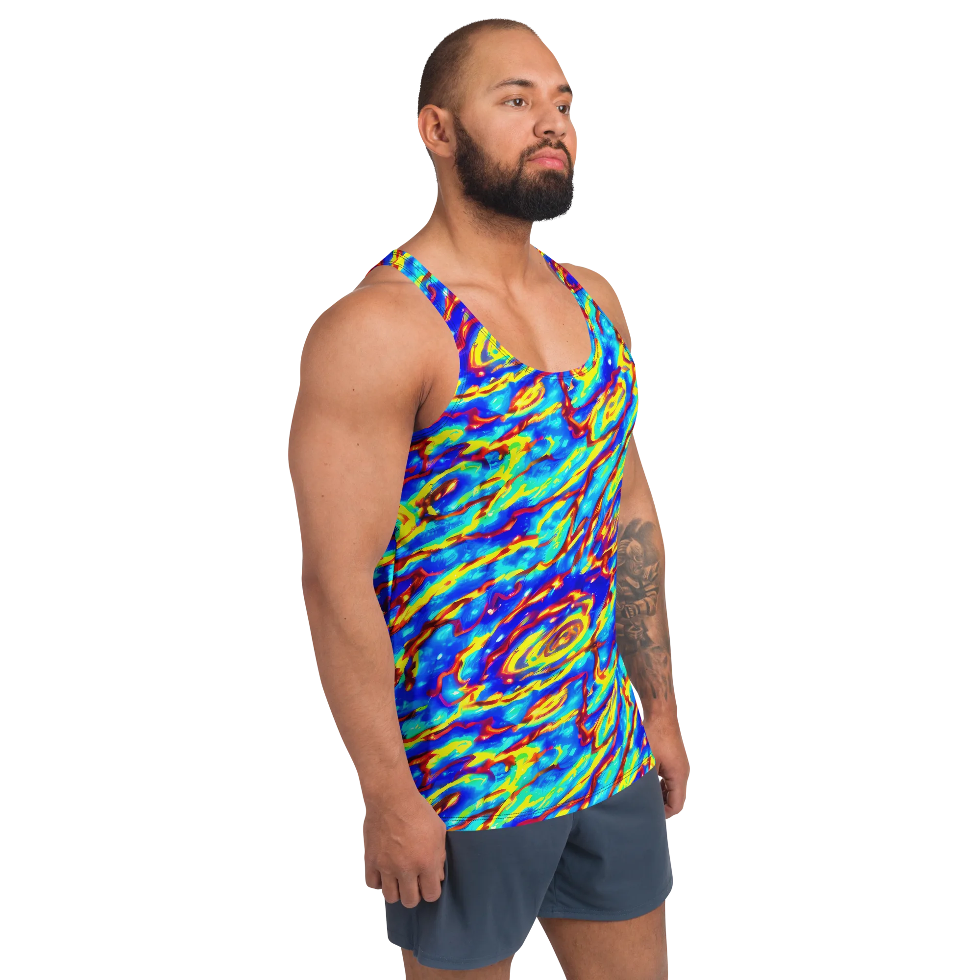 Emberstream on Men's Tank Top — Right Front