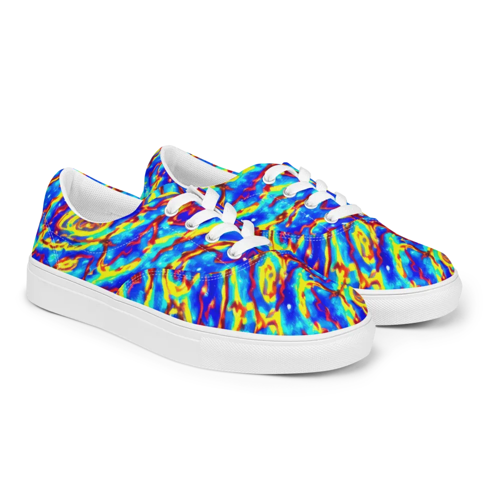 Emberstream on Men's Lace-Up Canvas Shoes — Right Front