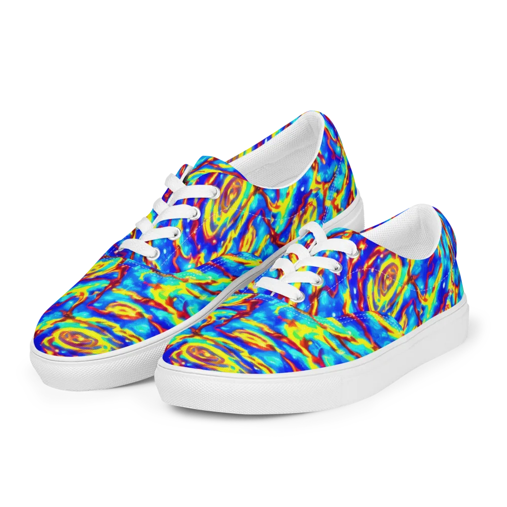 Emberstream on Men's Lace-Up Canvas Shoes — Left Front