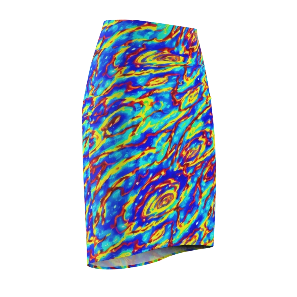 Emberstream on Pencil Skirt — Front Side