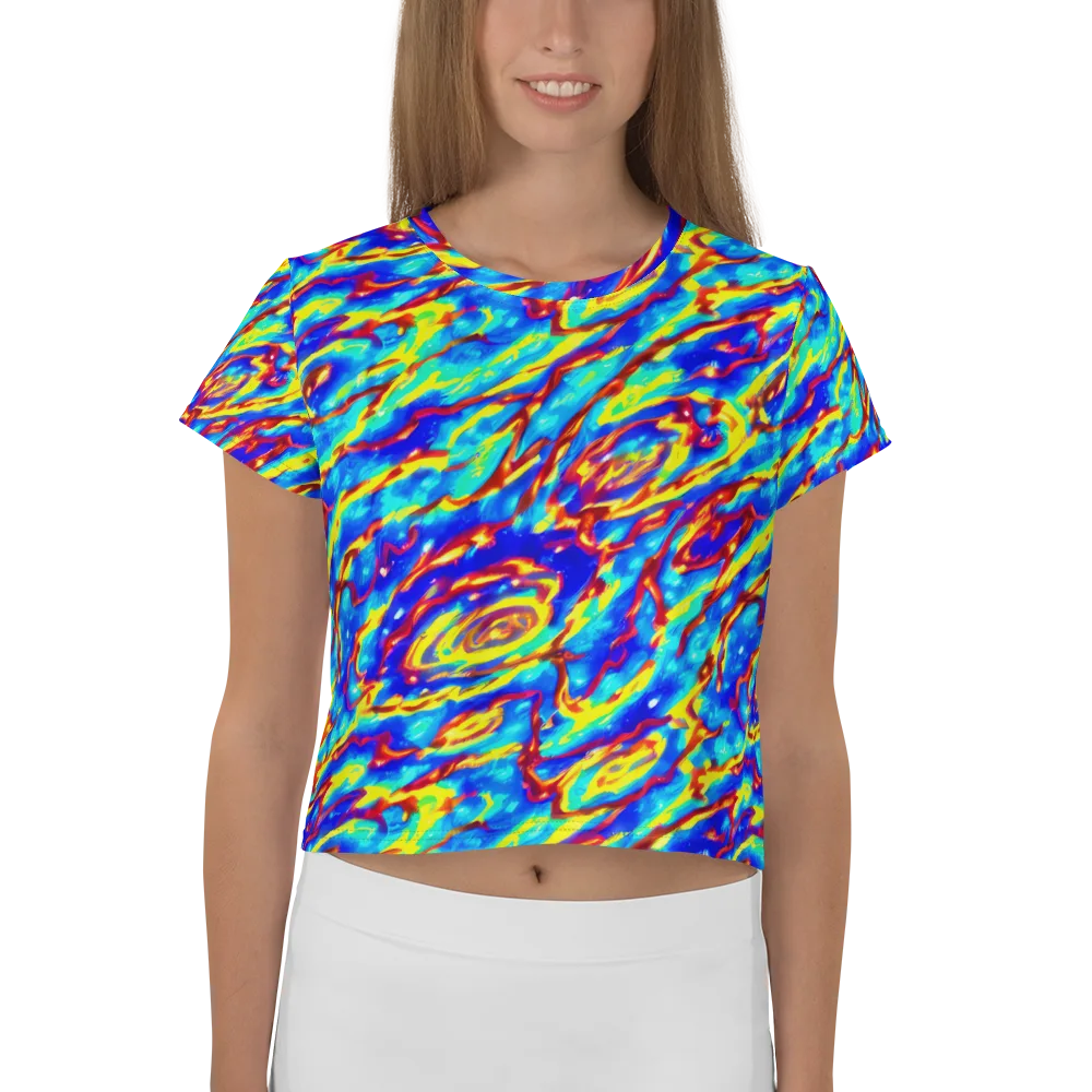 Emberstream on Crop Tee — Front