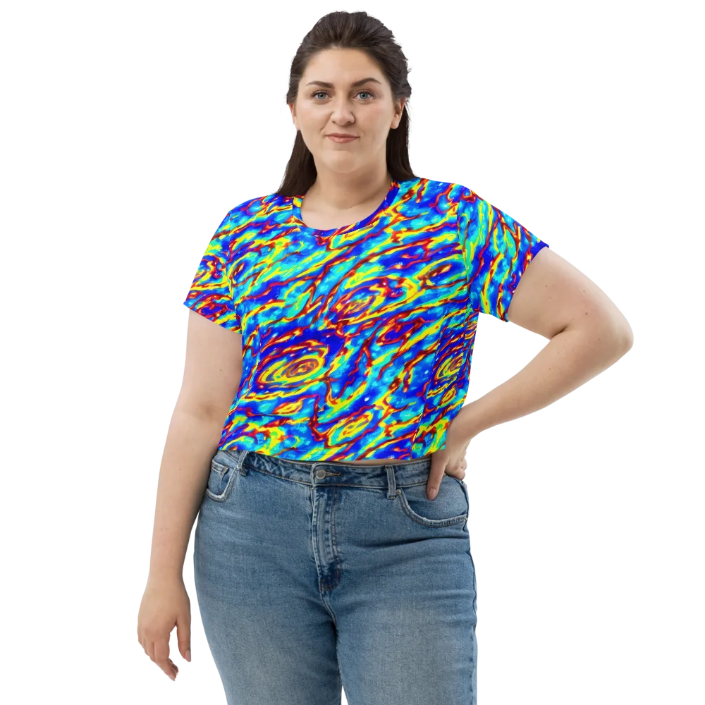 Emberstream on Crop Tee — Front