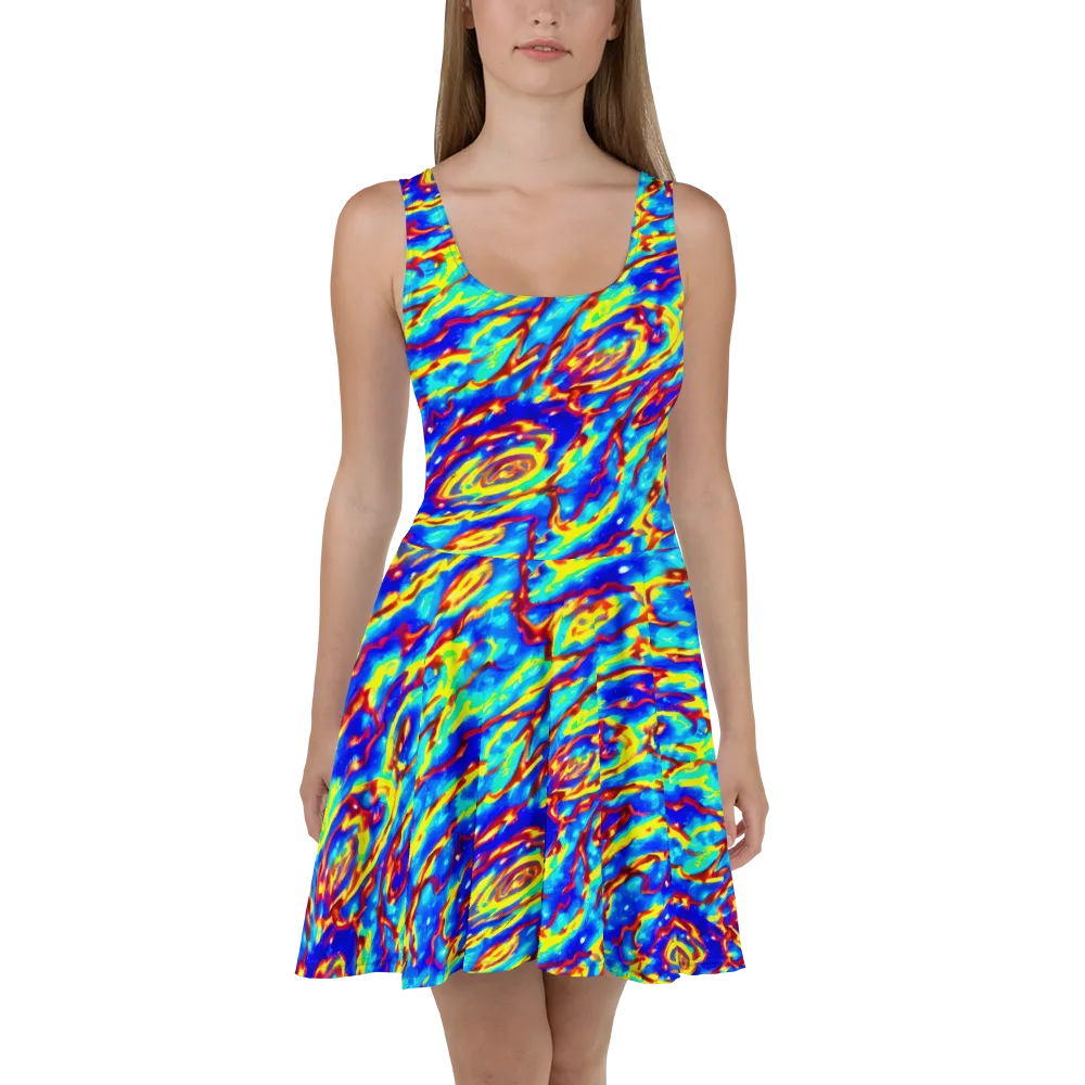 Emberstream on Skater Dress — Front