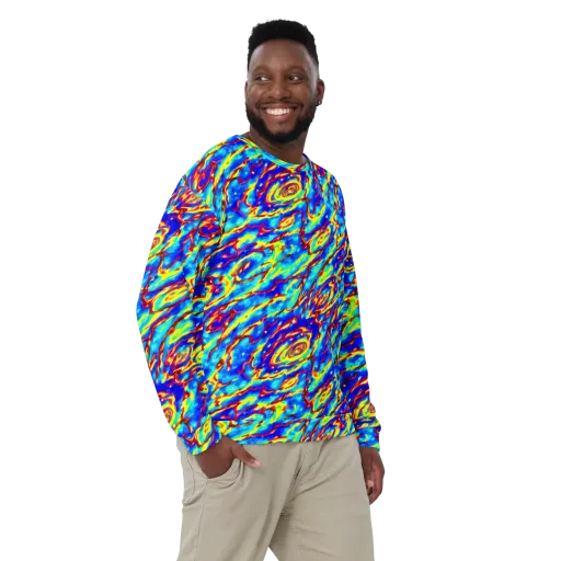 Emberstream on a Sweatshirt