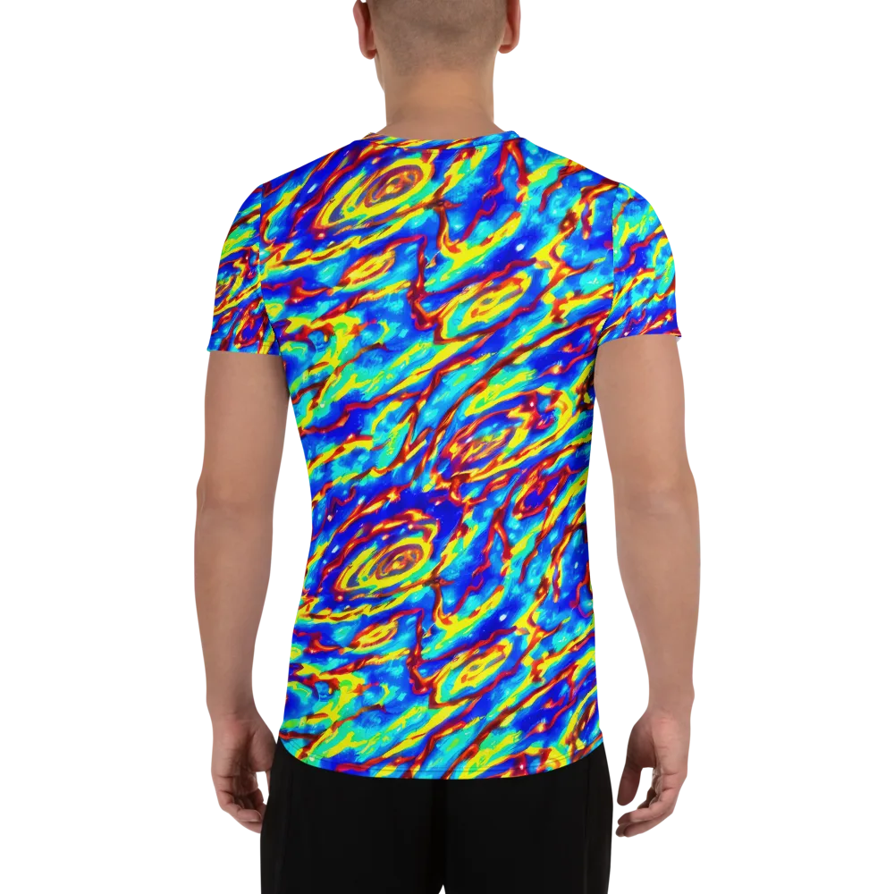 Emberstream on Men's Athletic T-Shirt — Back