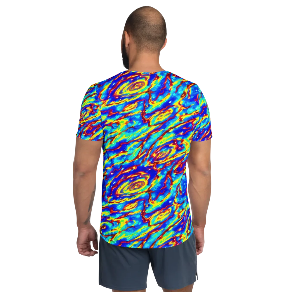 Emberstream on Men's Athletic T-Shirt — Back