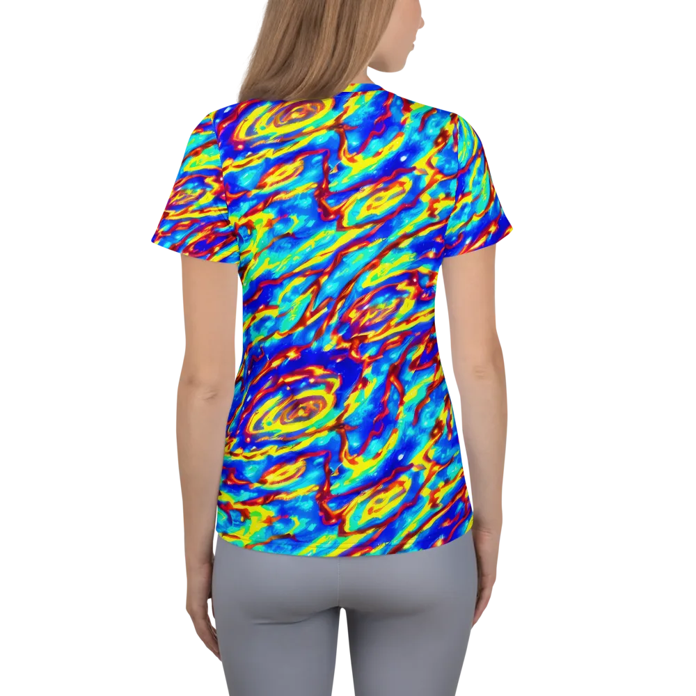 Emberstream on Women's Athletic T-Shirt — Back