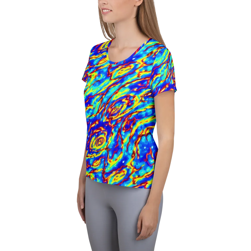Emberstream on Women's Athletic T-Shirt — Left