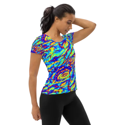 Emberstream on a Women's Athletic T-Shirt