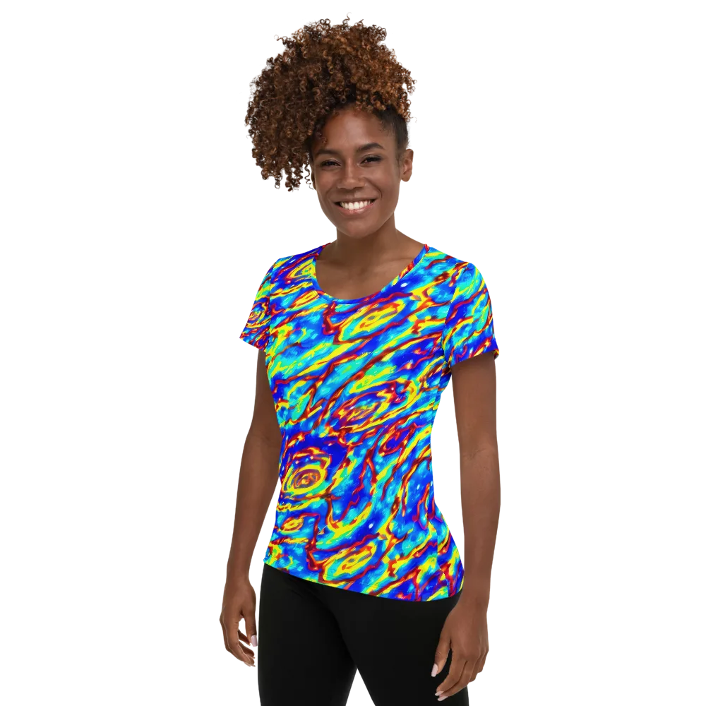 Emberstream on Women's Athletic T-Shirt — Left