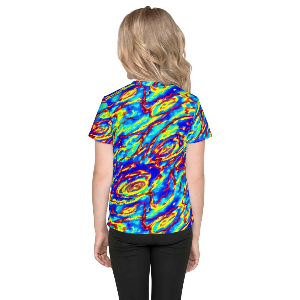 Emberstream on Kids Crew Neck T-Shirt — Back