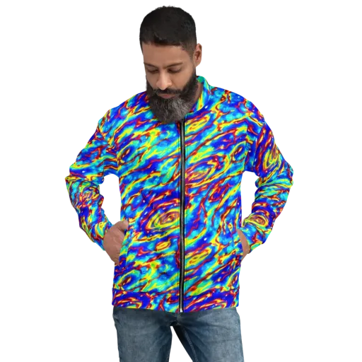 Emberstream on a Bomber Jacket