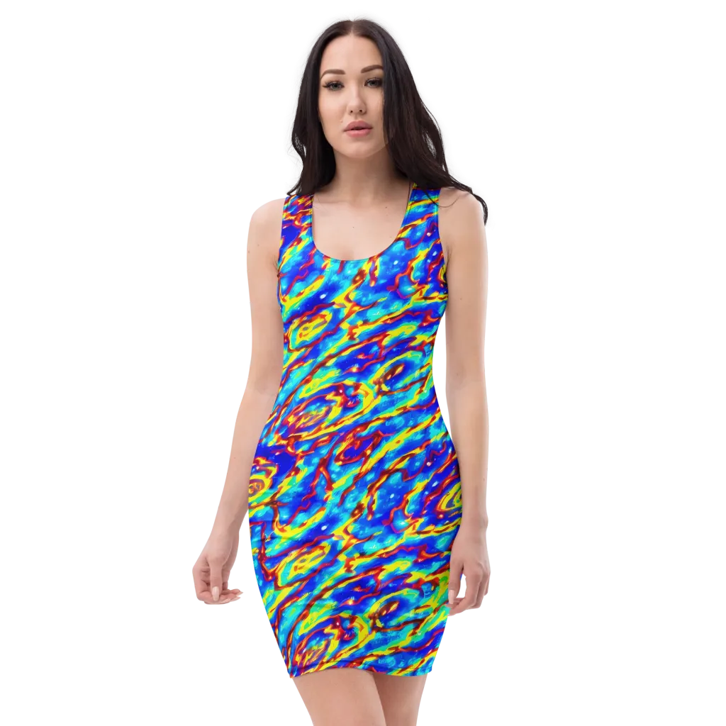 Emberstream on Bodycon Dress — Front