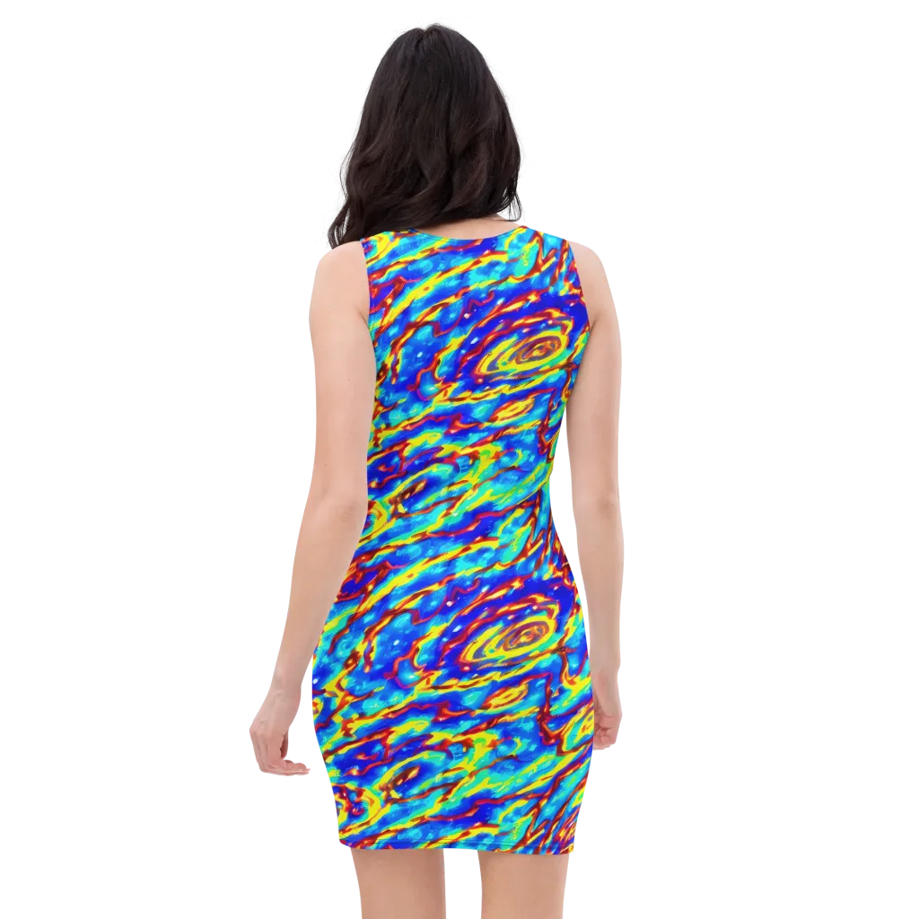 Emberstream on Bodycon Dress — Back