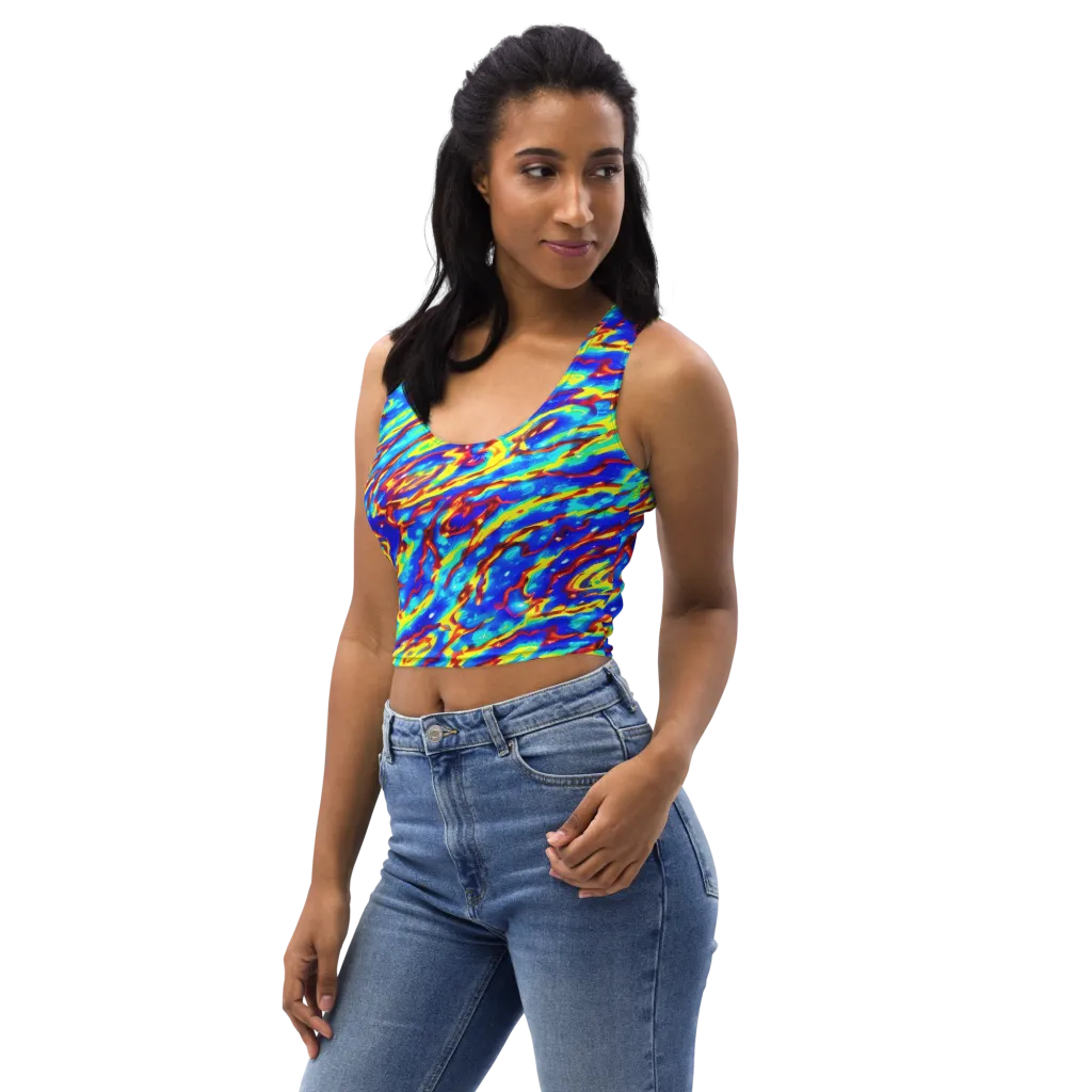 Emberstream on Crop Top — Left Front