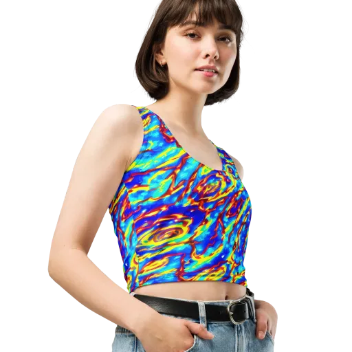 Emberstream on a Crop Top