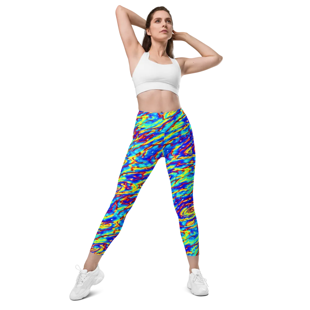 Emberstream on Leggings with Pockets — Front