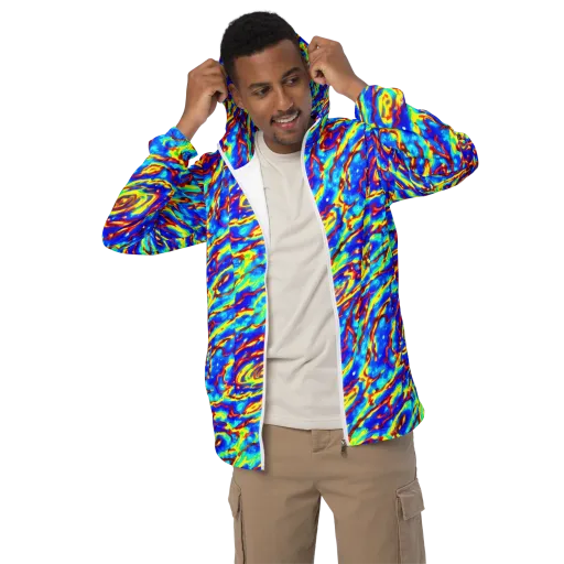 Emberstream on a Men's Windbreaker