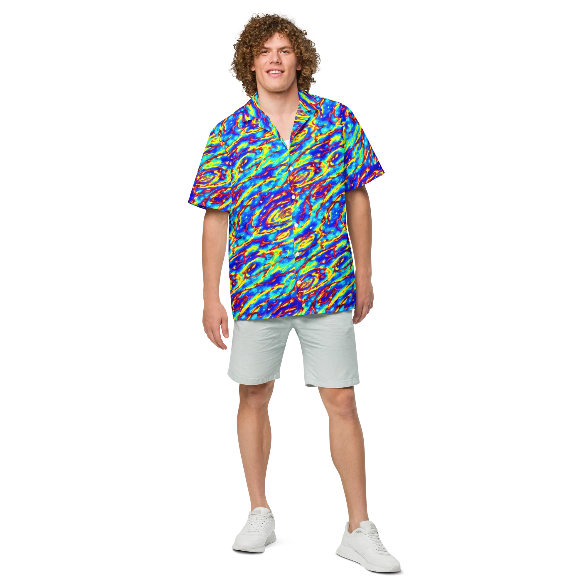 Emberstream on Button Shirt — Front
