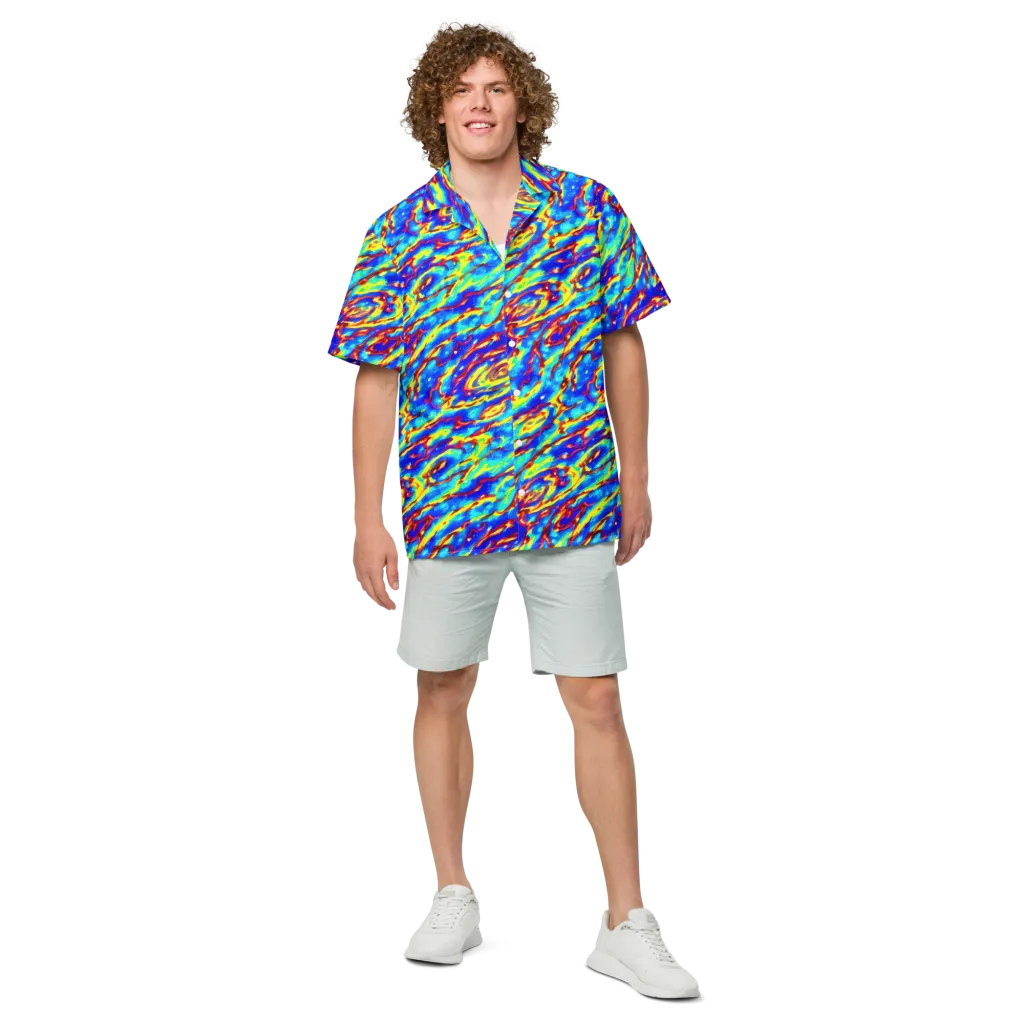 Emberstream on Button Shirt — Front