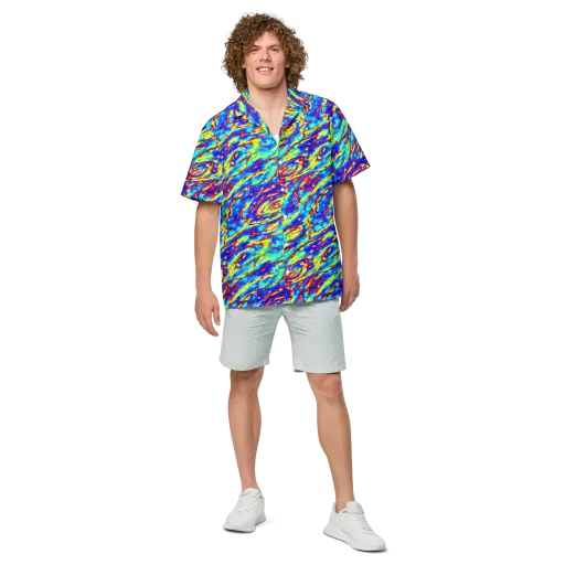 Emberstream on a Button Shirt