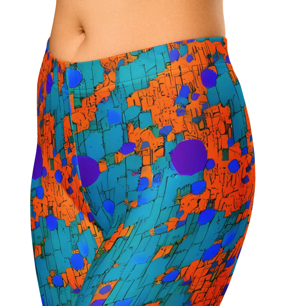 Intergalactic Rhythms on Capri Leggings — Zoomed-in
