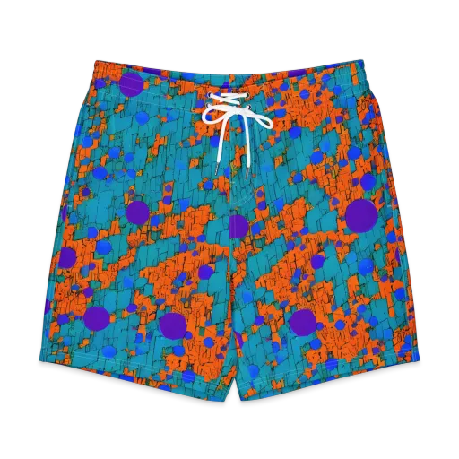 Intergalactic Rhythms on a Men's Board Shorts