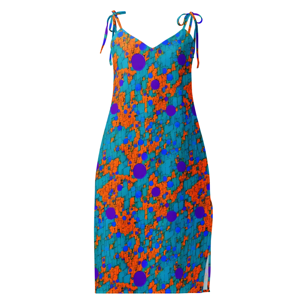 Intergalactic Rhythms on Slip Dress — Front