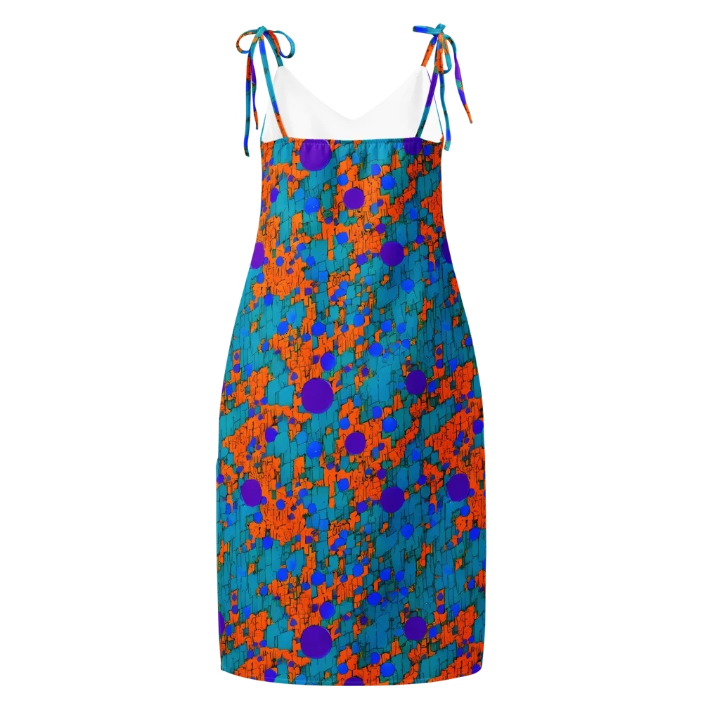 Intergalactic Rhythms on Slip Dress — Back